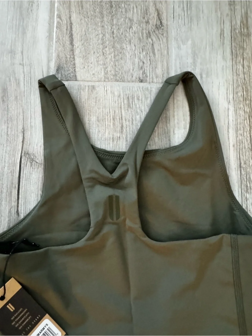 Nobull Olive Green One Piece Swimsuit NWT Size Small
